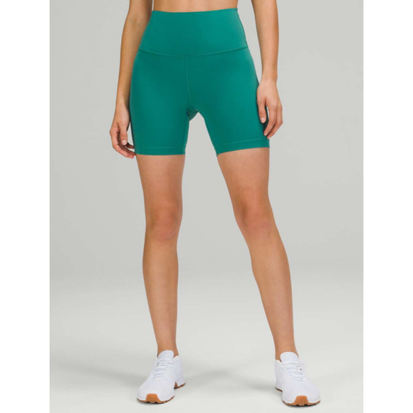 Lululemon Pants - Lululemon Wunder Train High-Rise Short 6" Teal Lagoon
